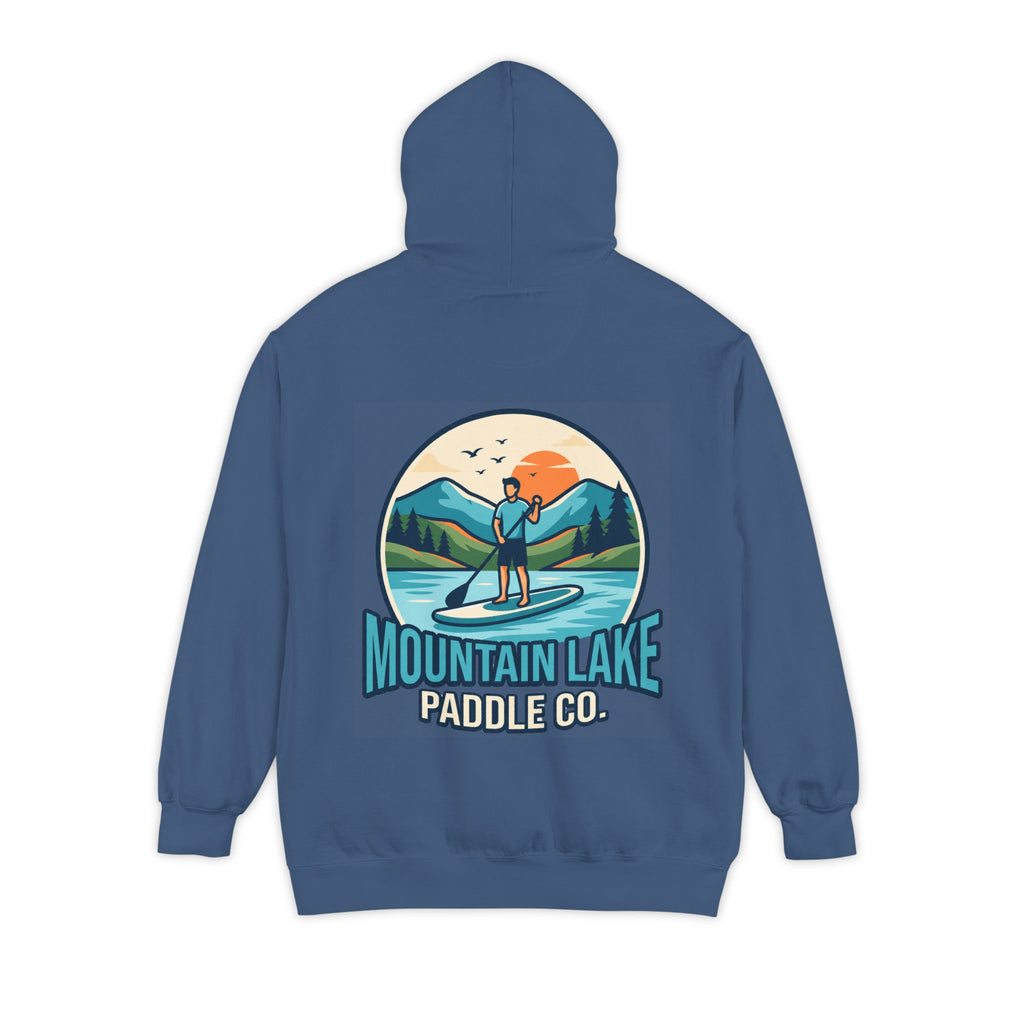 "Mountain Lake Paddle Board" Garment-Dyed Hoodie