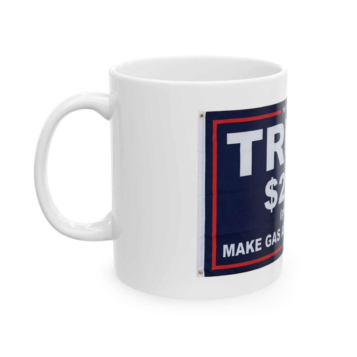 "Trump $20.28" White Ceramic Mug