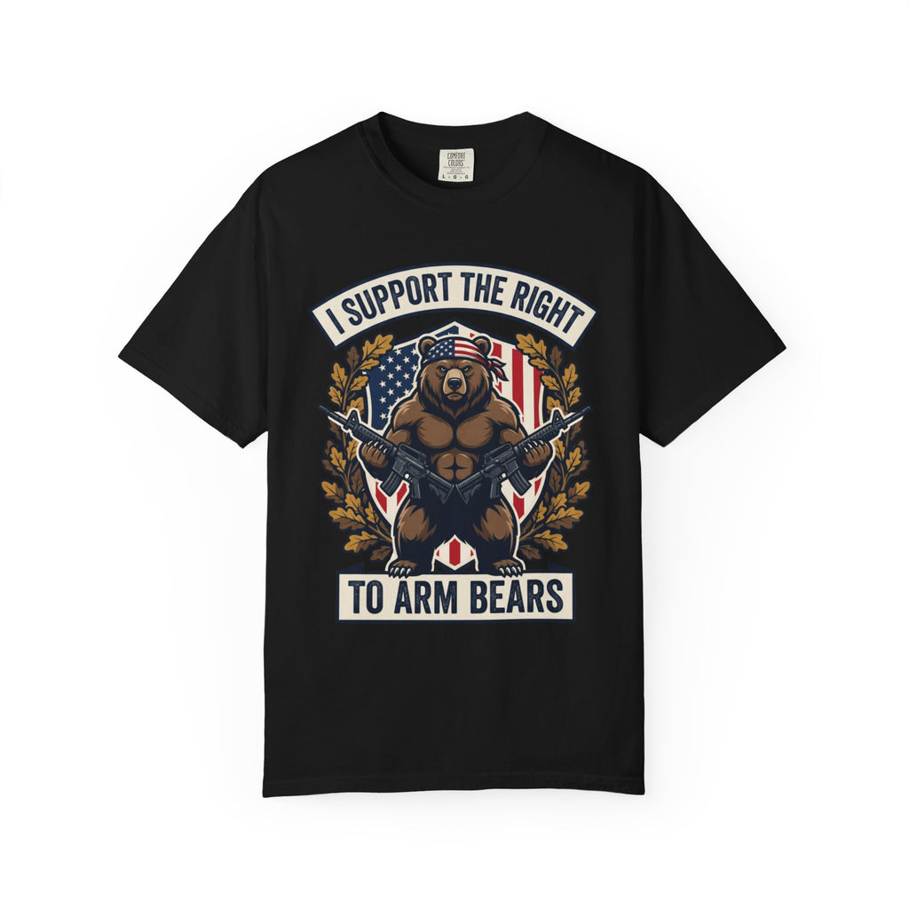 "Right to Arm Bears" Unisex Garment-Dyed Tee