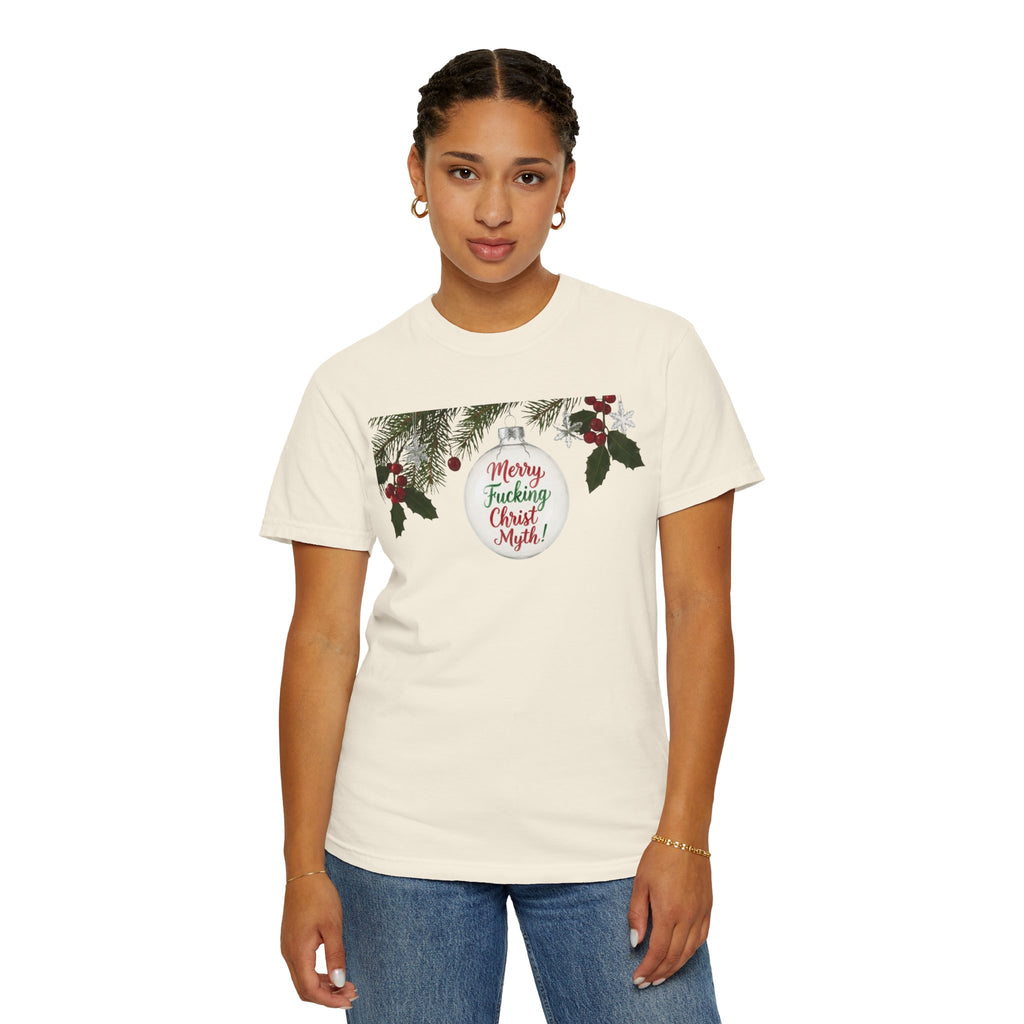 "MF Christ Myth" Unisex Garment-Dyed T-shirt