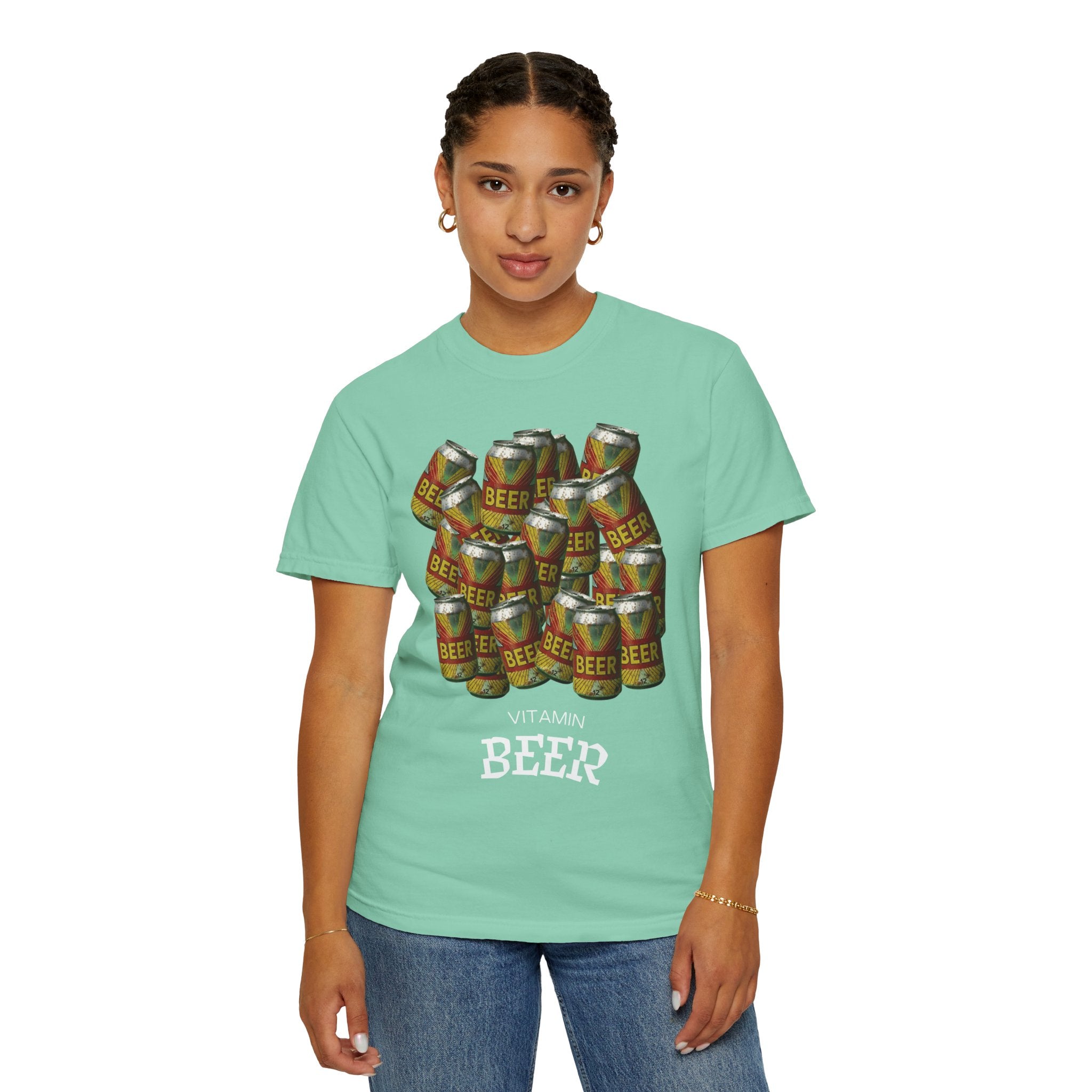 "Vitamin Beer 5" Unisex Garment-Dyed T-shirt