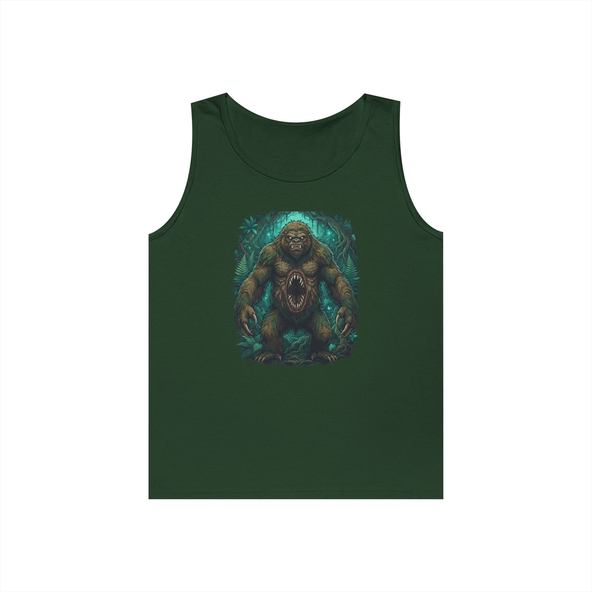 Color: Forest Green | Mapinguari (Amazon Rainforest) Tank Top