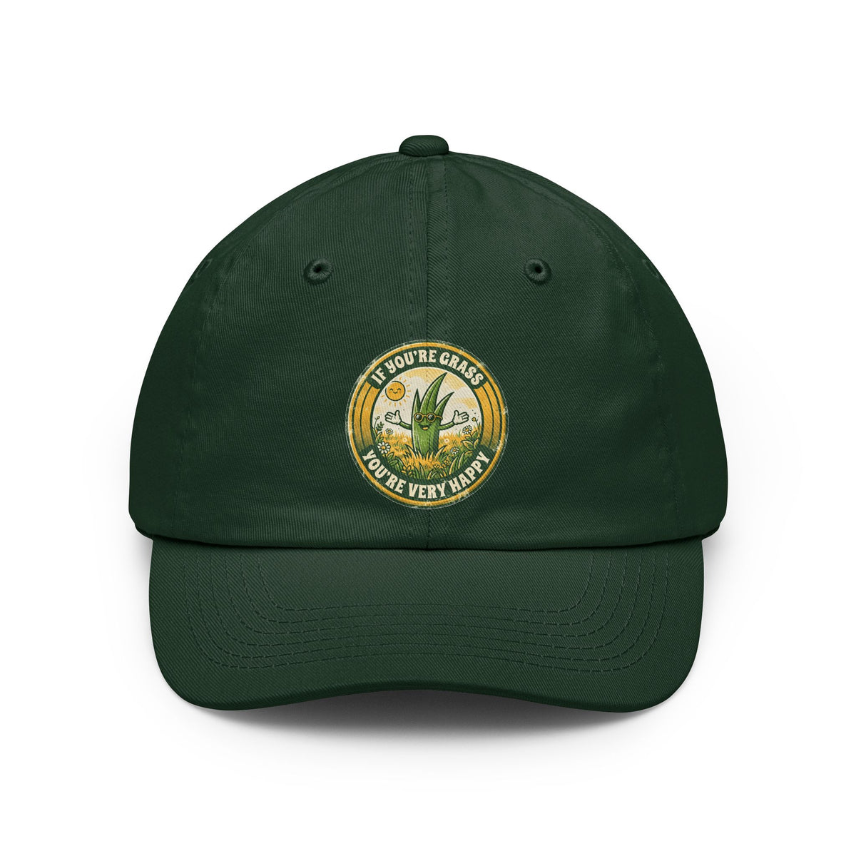 "If You're Grass You're Very Happy" Dad Hat
