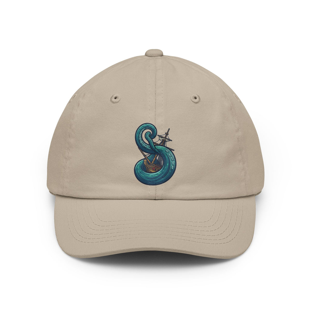 Color: Stone | The Kraken (Norse-Global Maritime) Dad Hat — Graphic