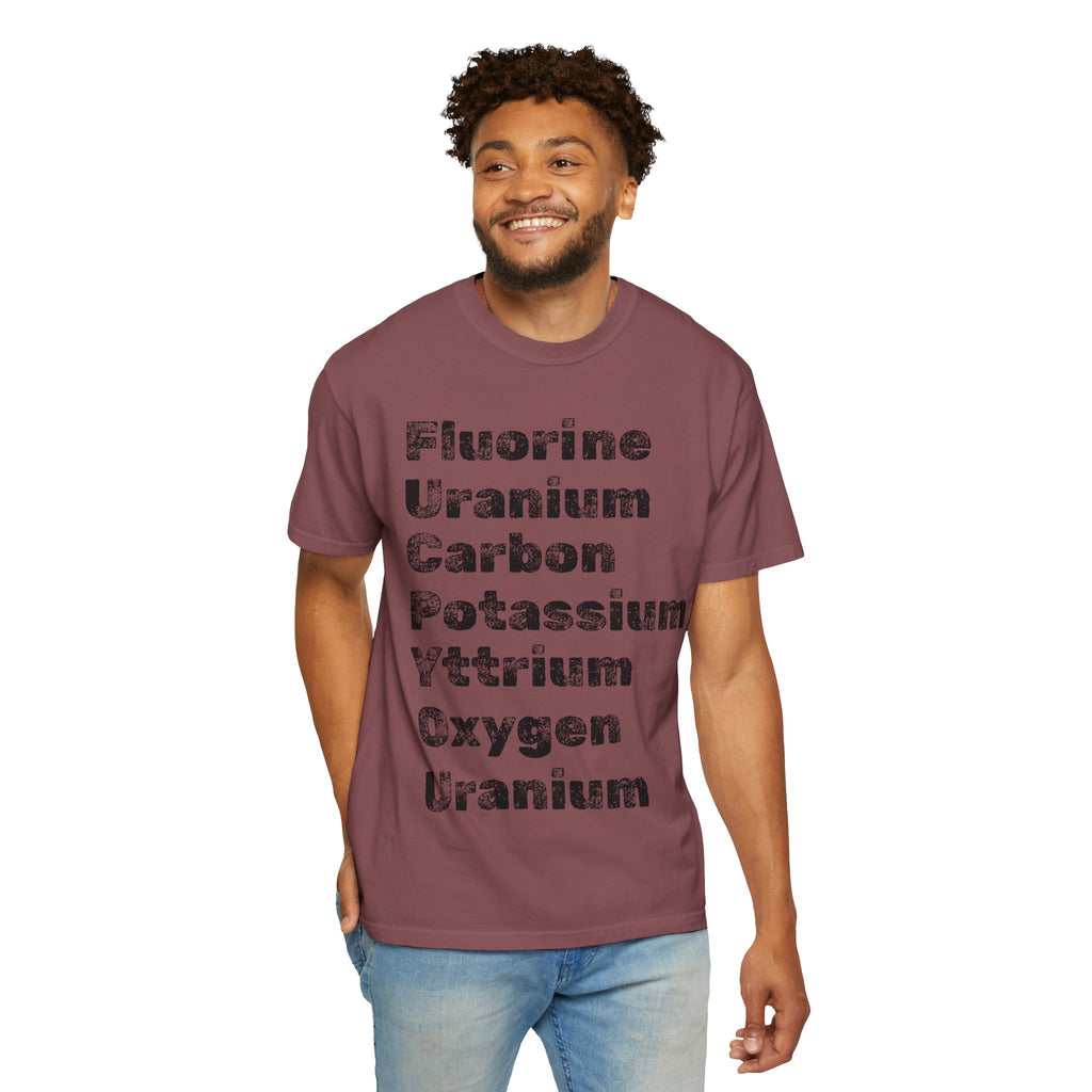 "Periodic Salt" Unisex Garment-Dyed T-shirt