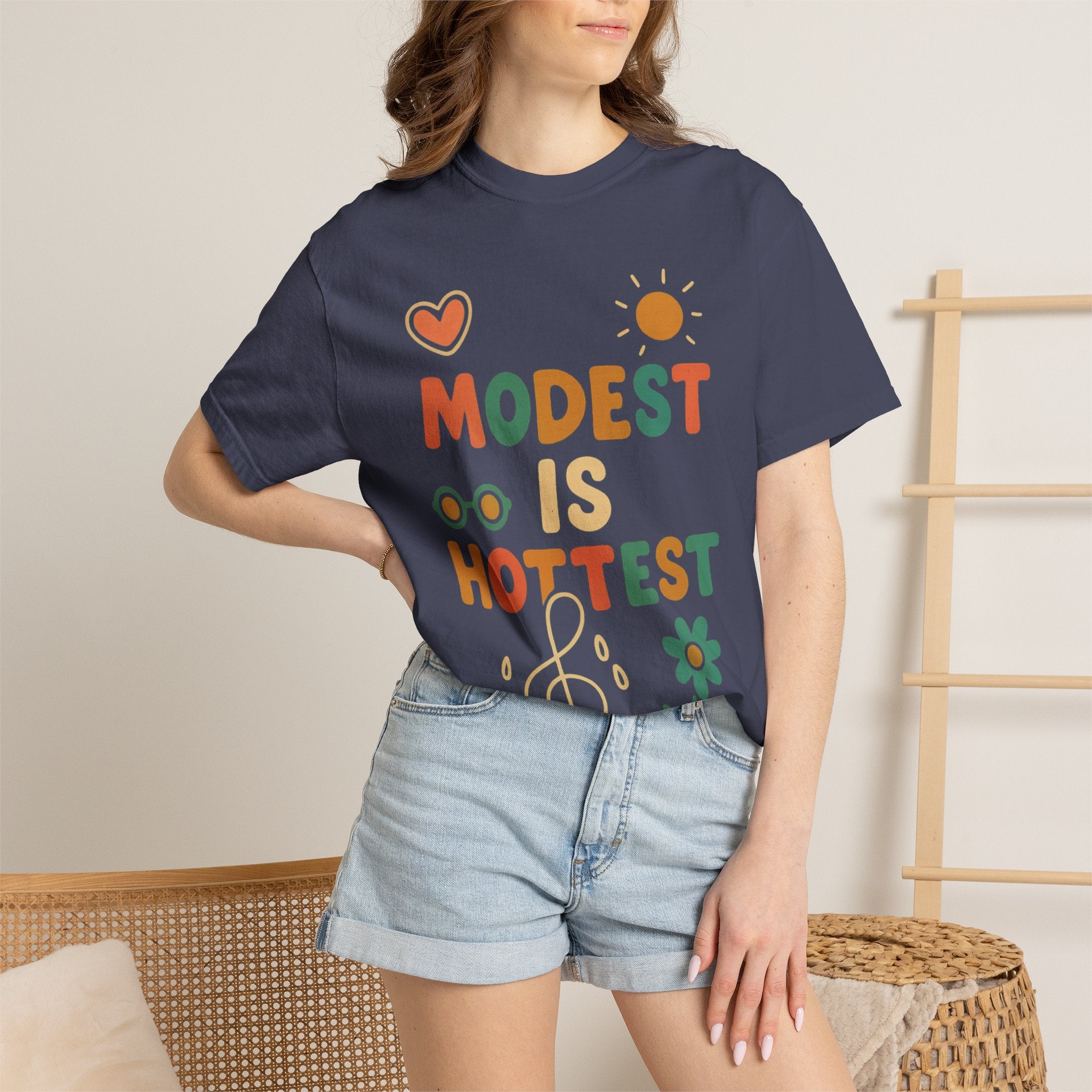 "Modest is Hottest" Unisex Garment-Dyed T-shirt