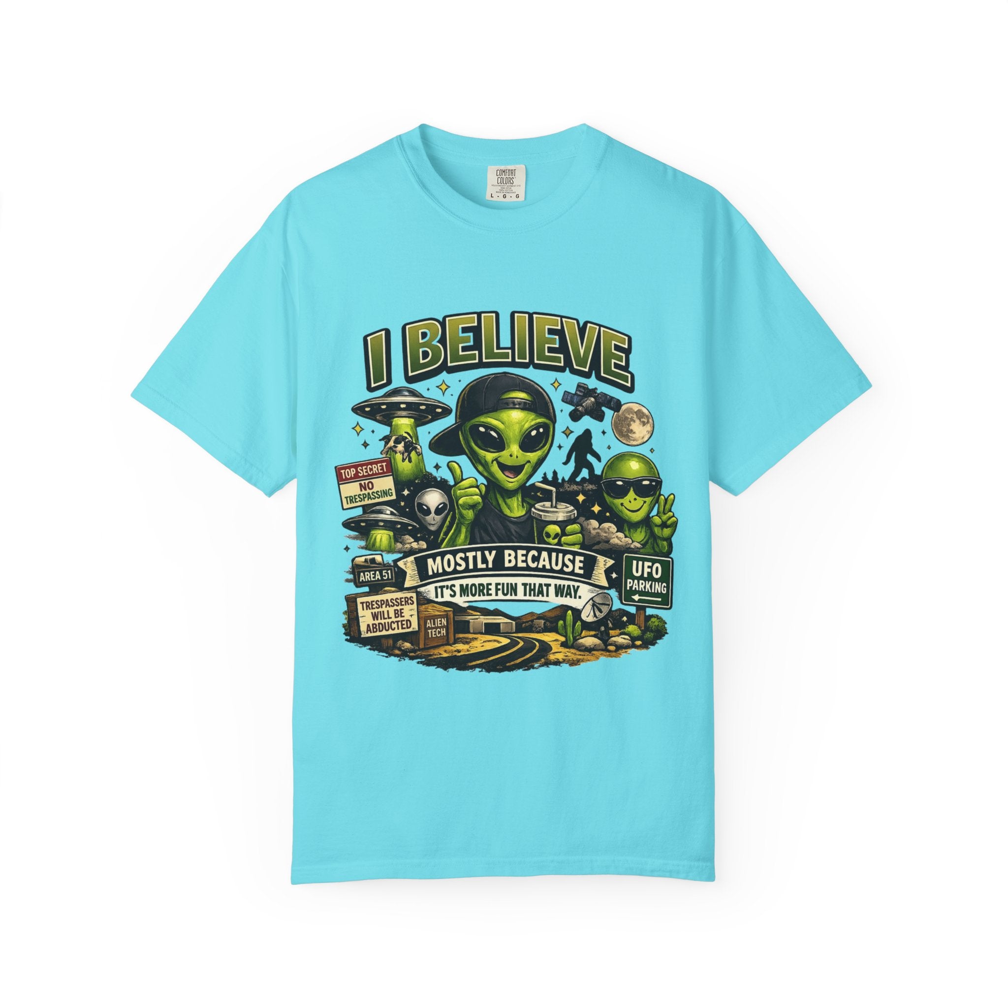 "I Believe" Unisex Garment-Dyed Tee