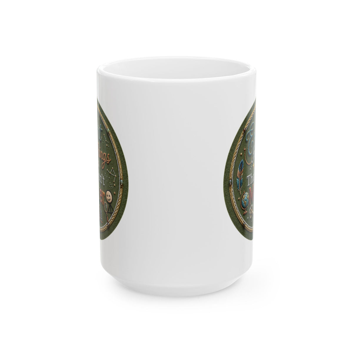 "Expert In Things That Don't Matter" White Ceramic Mug