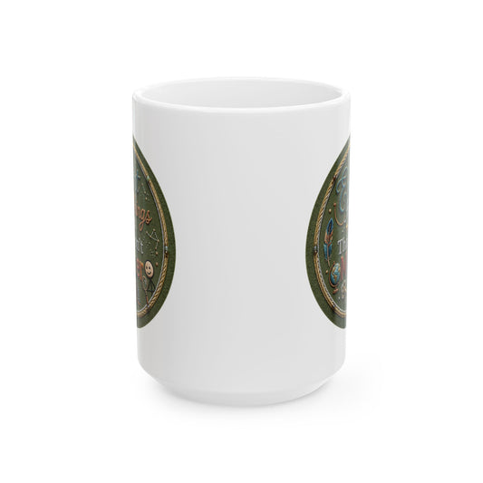 "Expert In Things That Don't Matter" White Ceramic Mug