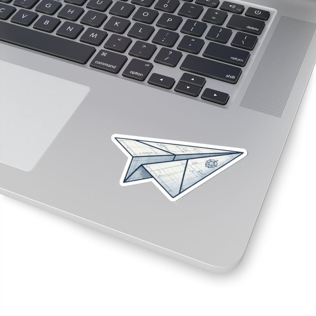"Paper Plane Porterhouse" Sticker