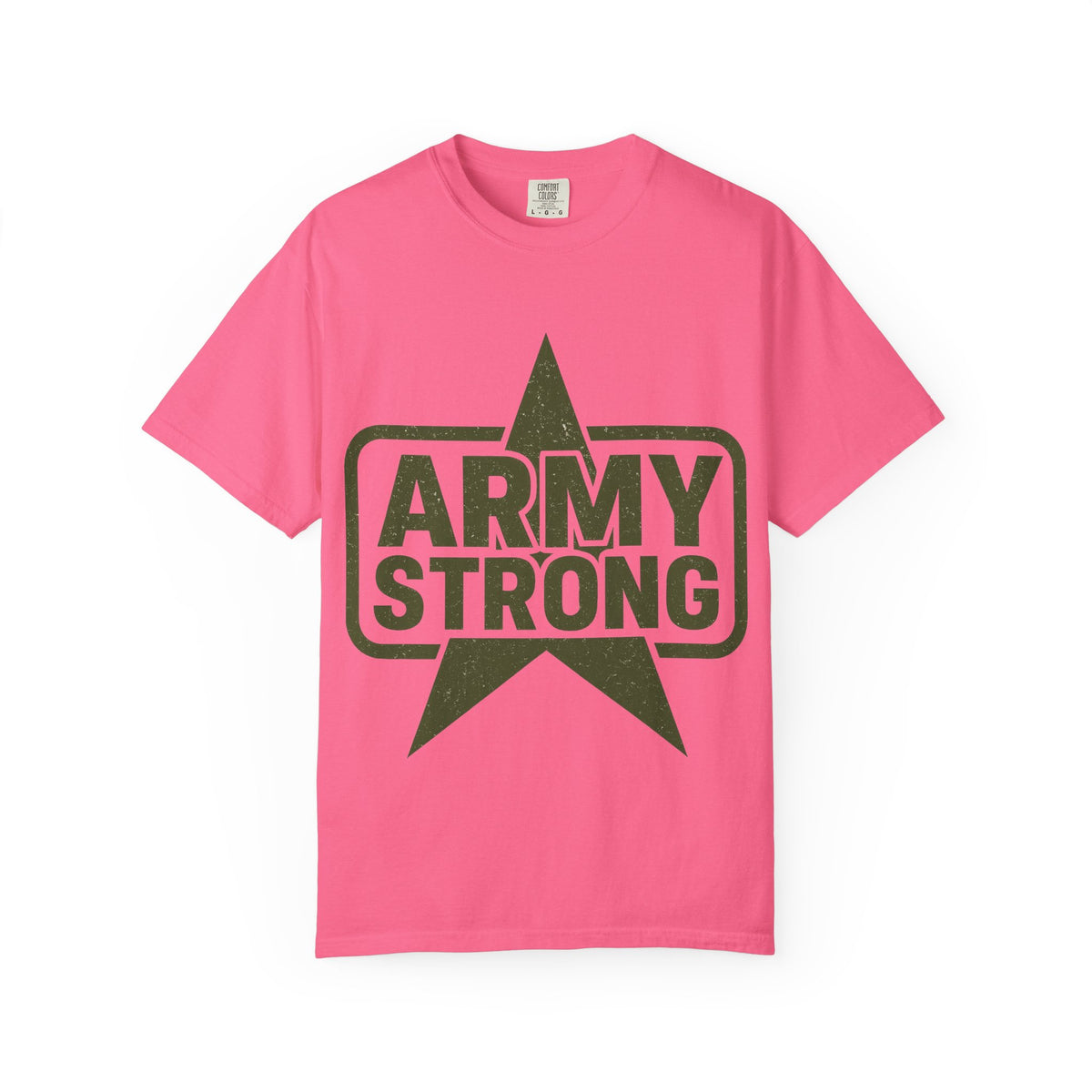 Color: Crunchberry | Army Strong Unisex Garment-Dyed T-shirt