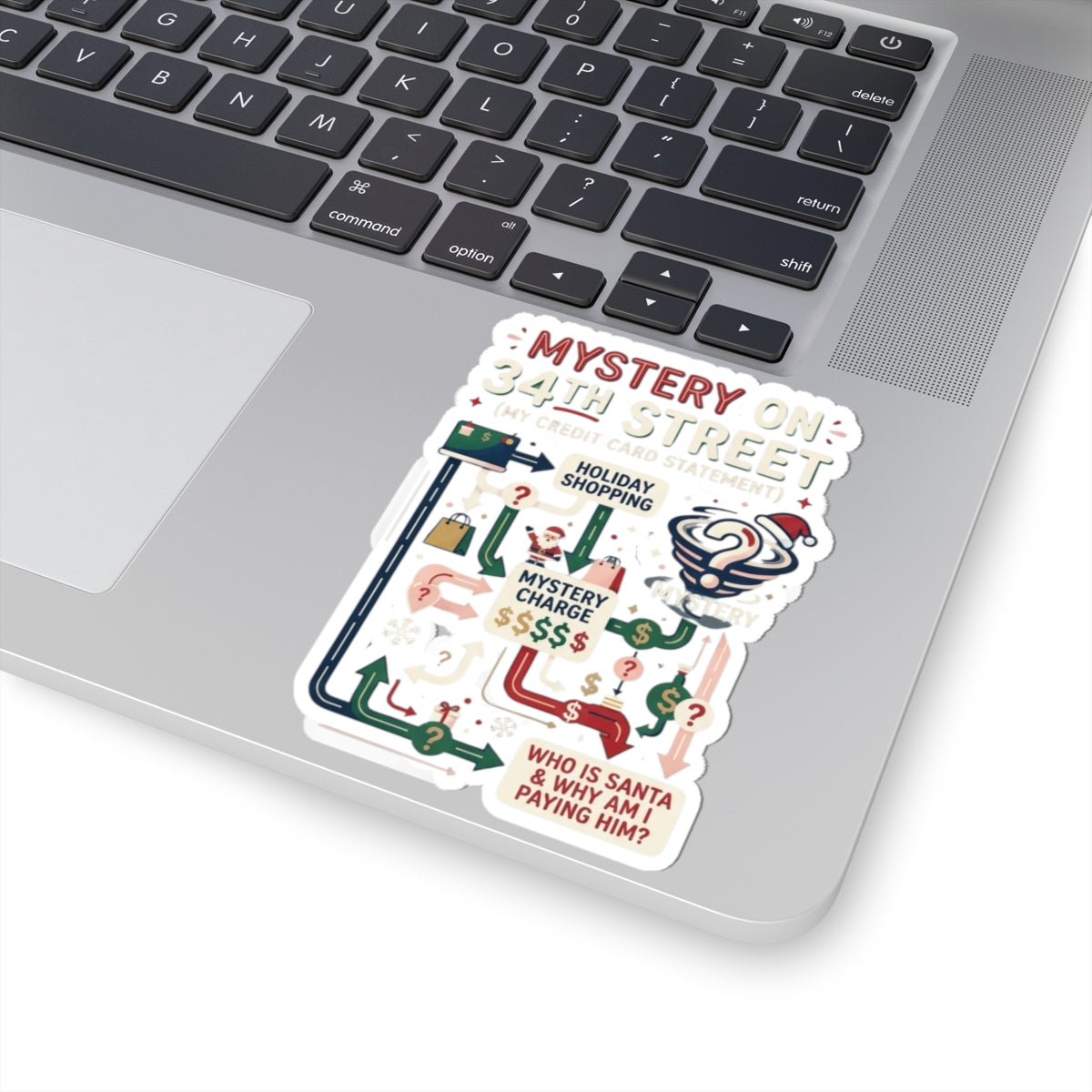 "Mystery On 34th Street" Sticker — Main