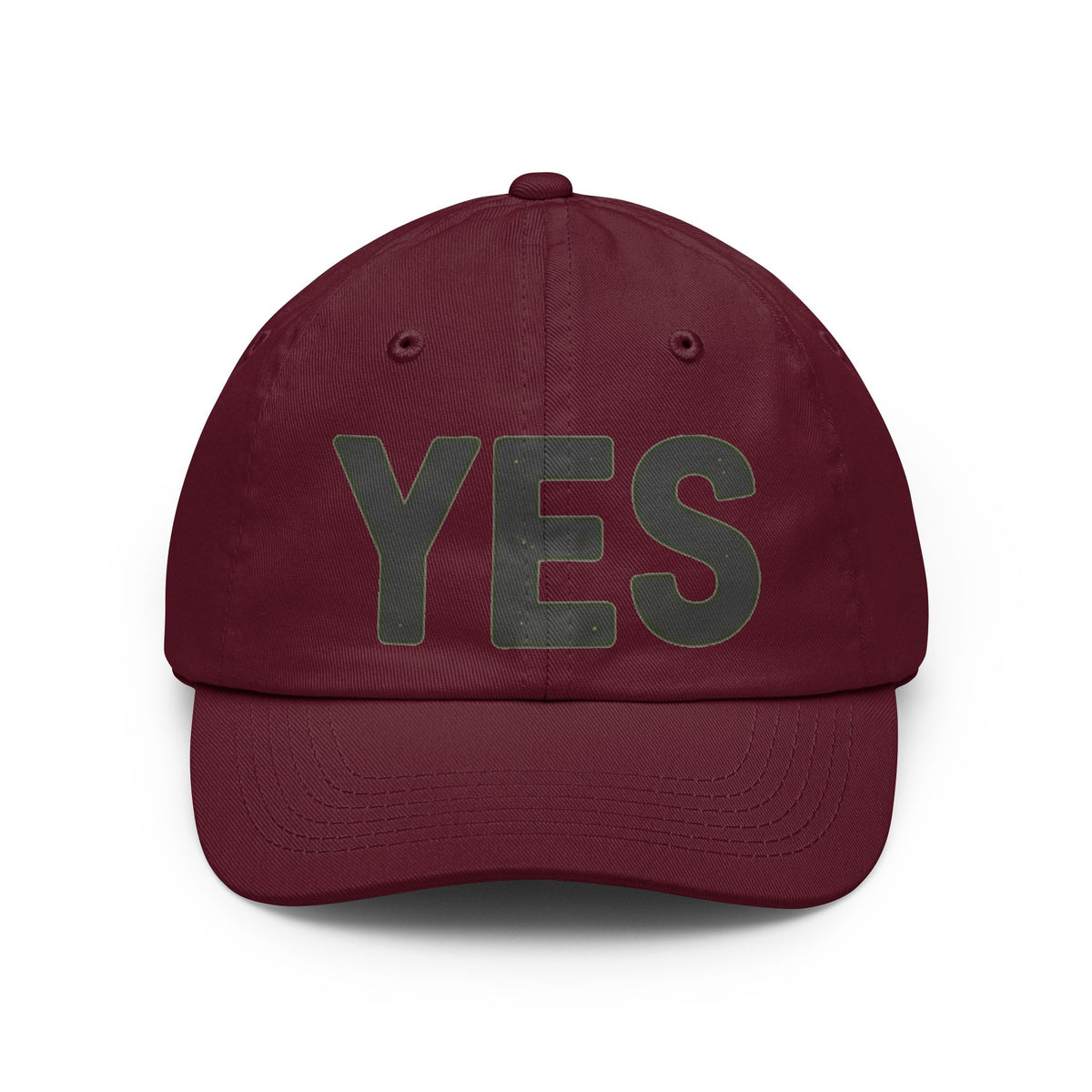 Color: Maroon | Just Say Yes Cap