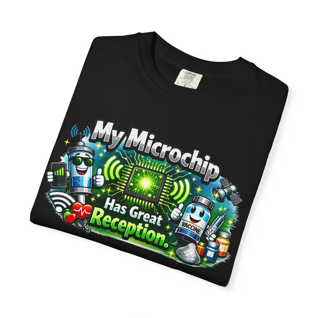 Great Reception Microchip | Garment-Dyed Tee — AttitudeShirts