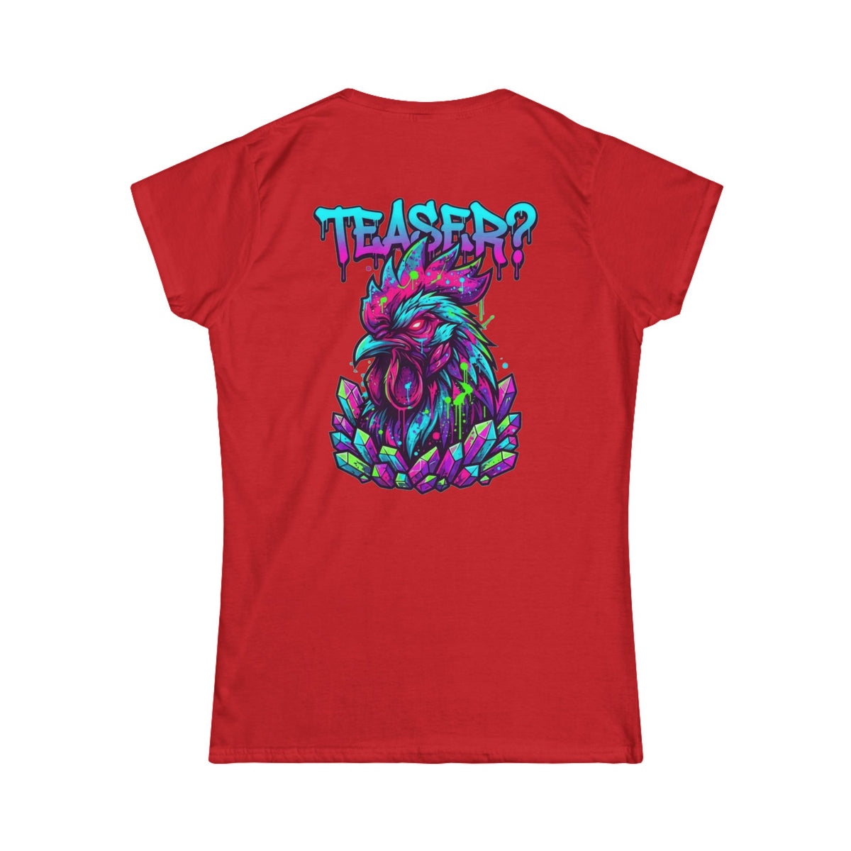Color: Red | Cock Teaser Women's Tee