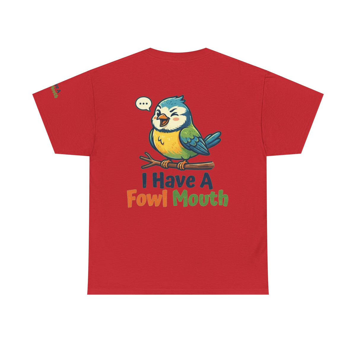 Color: Red | Fowl Mouth Premium Graphic Tee