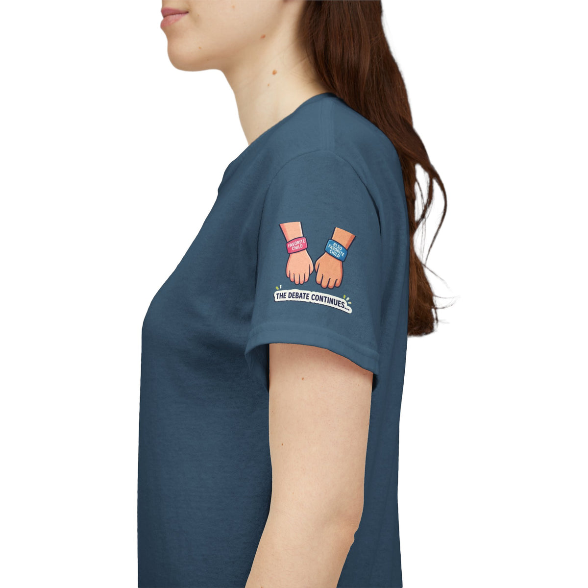 Color: Indigo Blue | Dad's Favorite Premium Graphic Tee