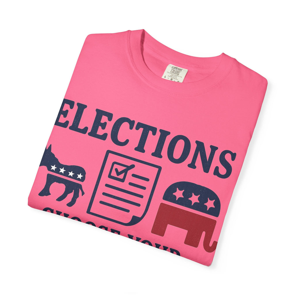 "Voting for the Best" Unisex Garment-Dyed T-shirt