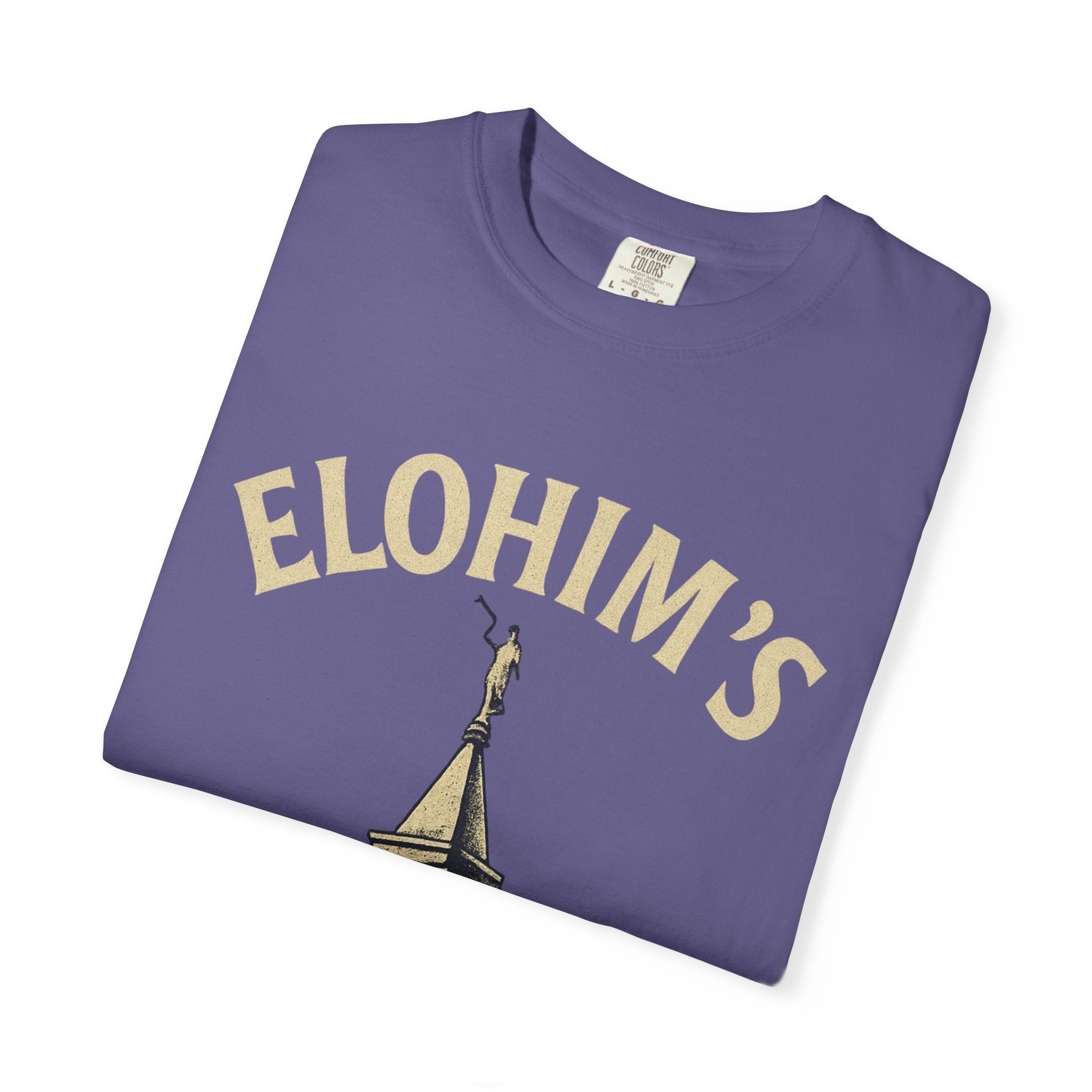 "Elohim's Favorite Apostate" Unisex Garment-Dyed T-shirt
