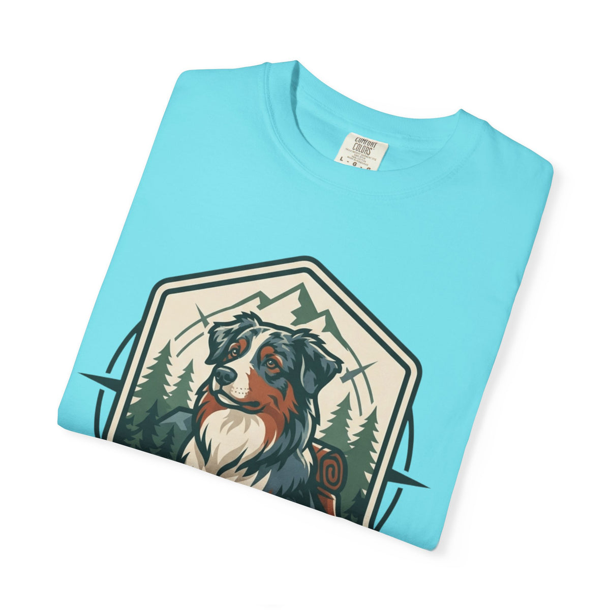 "Australian Sheperd" Unisex Garment-Dyed Tee