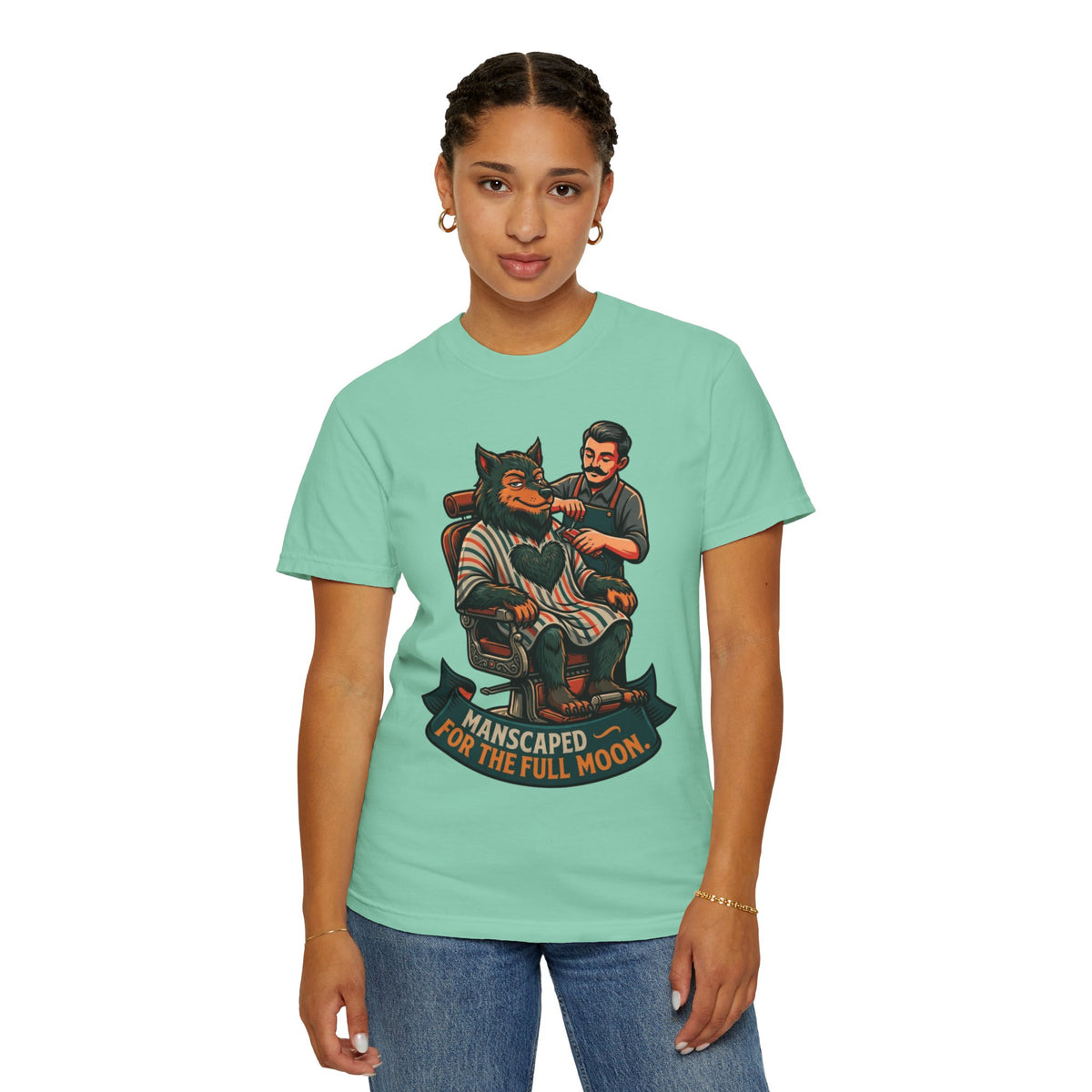 Color: Island Reef | Manscaped for the Full Moon Unisex Garment-Dyed Tee