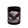 "Resist" Black Ceramic Mug