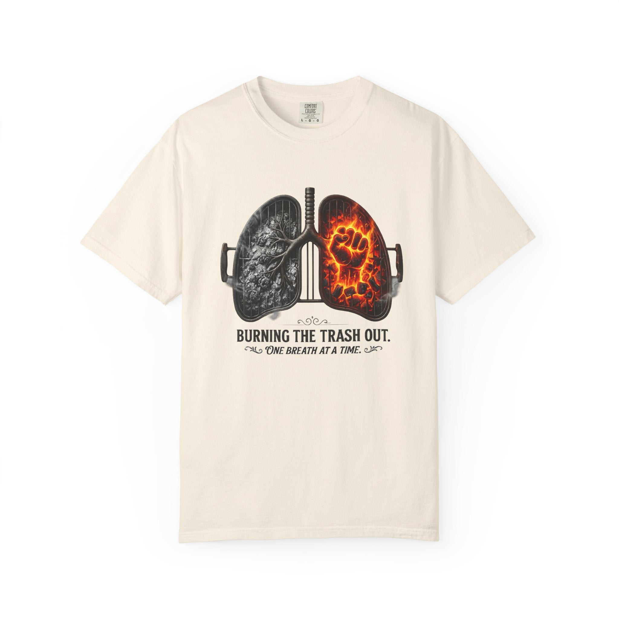 "Burning the Trash Out" Unisex Garment-Dyed T-shirt