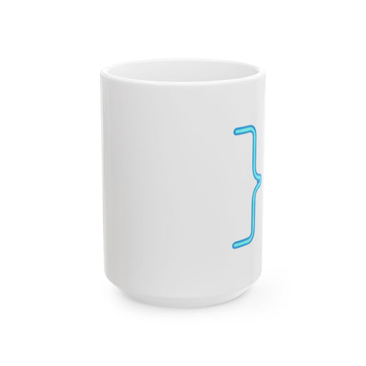 "Caffeine Anxiety And Stack Overflow" White Ceramic Mug — Graphic