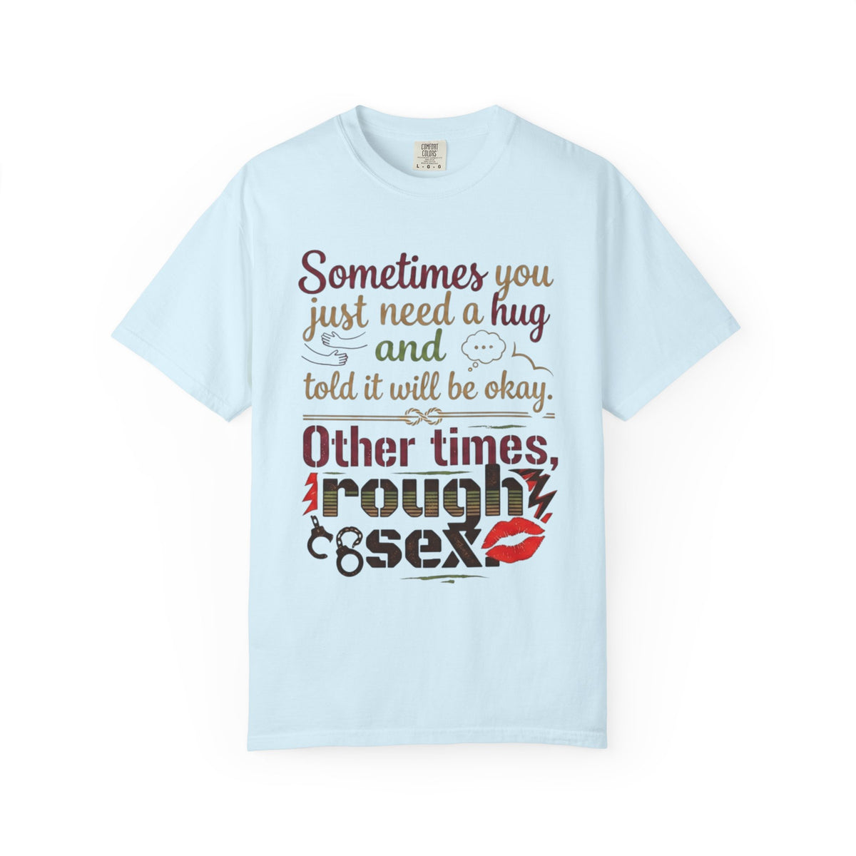 Color: Chambray | Rough Sex Unisex Garment-Dyed Tee