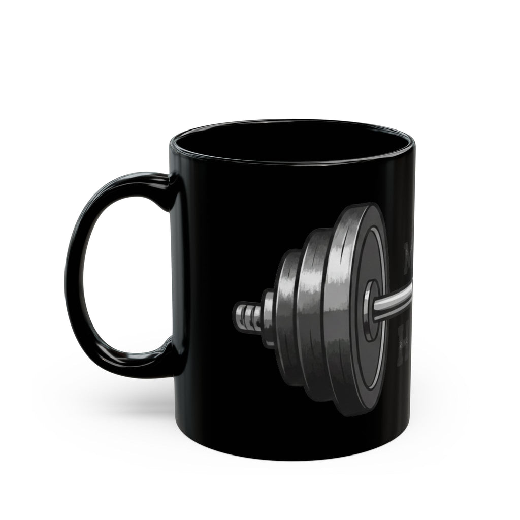 "Make Me Hard" Black Ceramic Mug