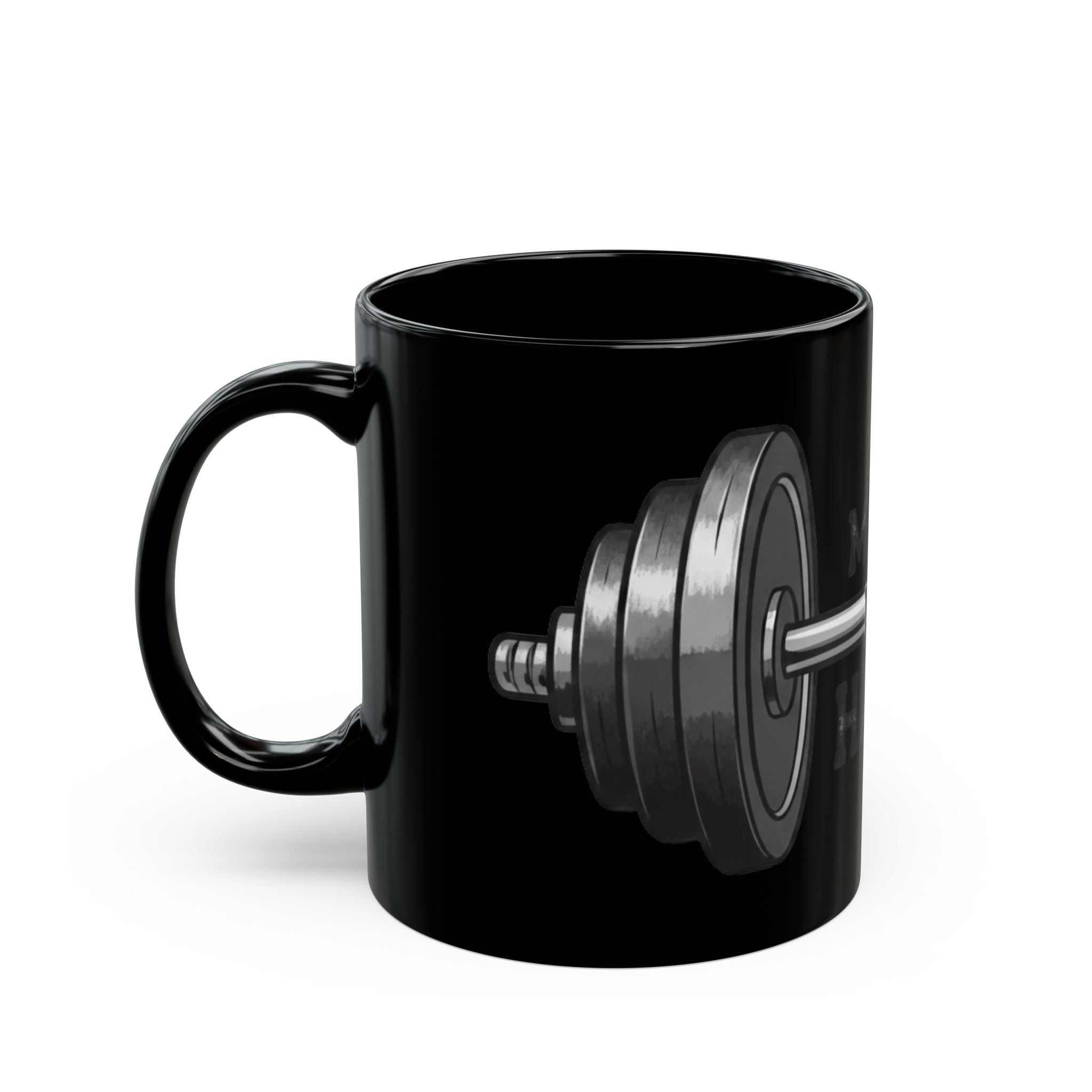 "Make Me Hard" Black Ceramic Mug