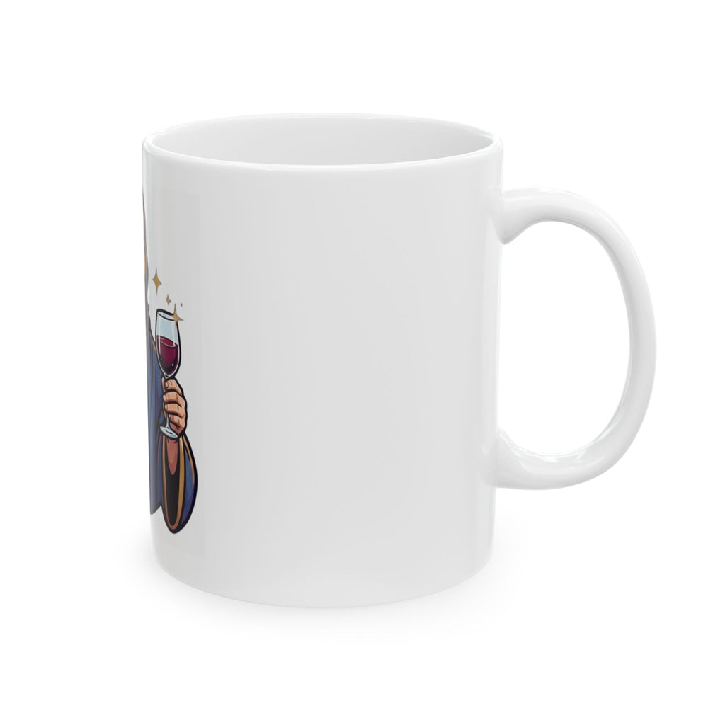 "Wine Expert" White Ceramic Mug