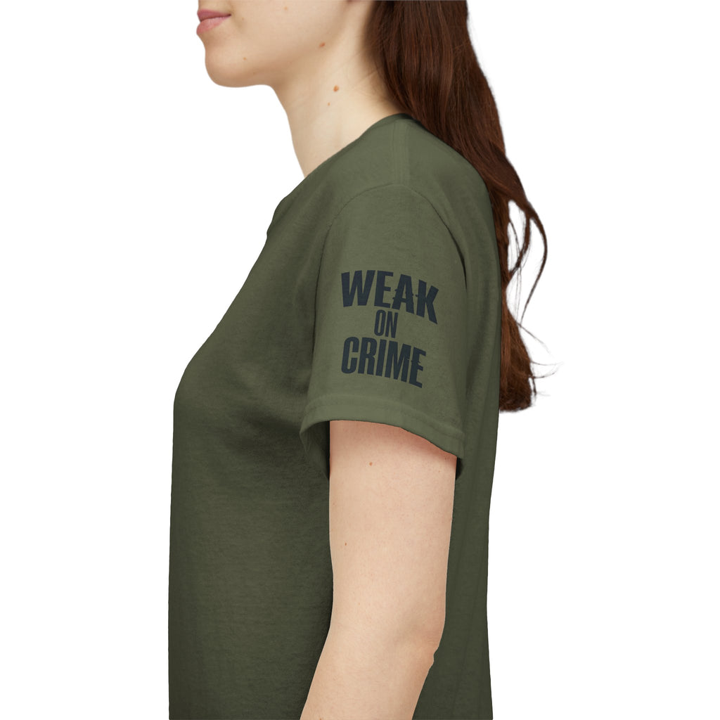 "Weak On Crime" Premium Graphic Tee
