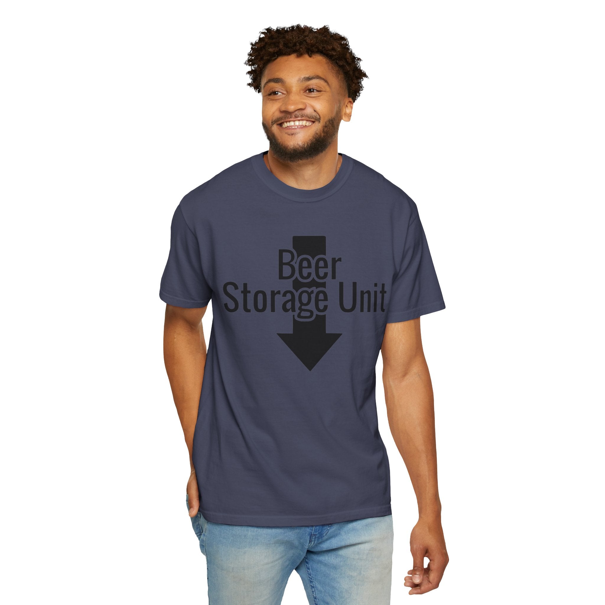 "Beer Storage Unit" Unisex Garment-Dyed T-shirt