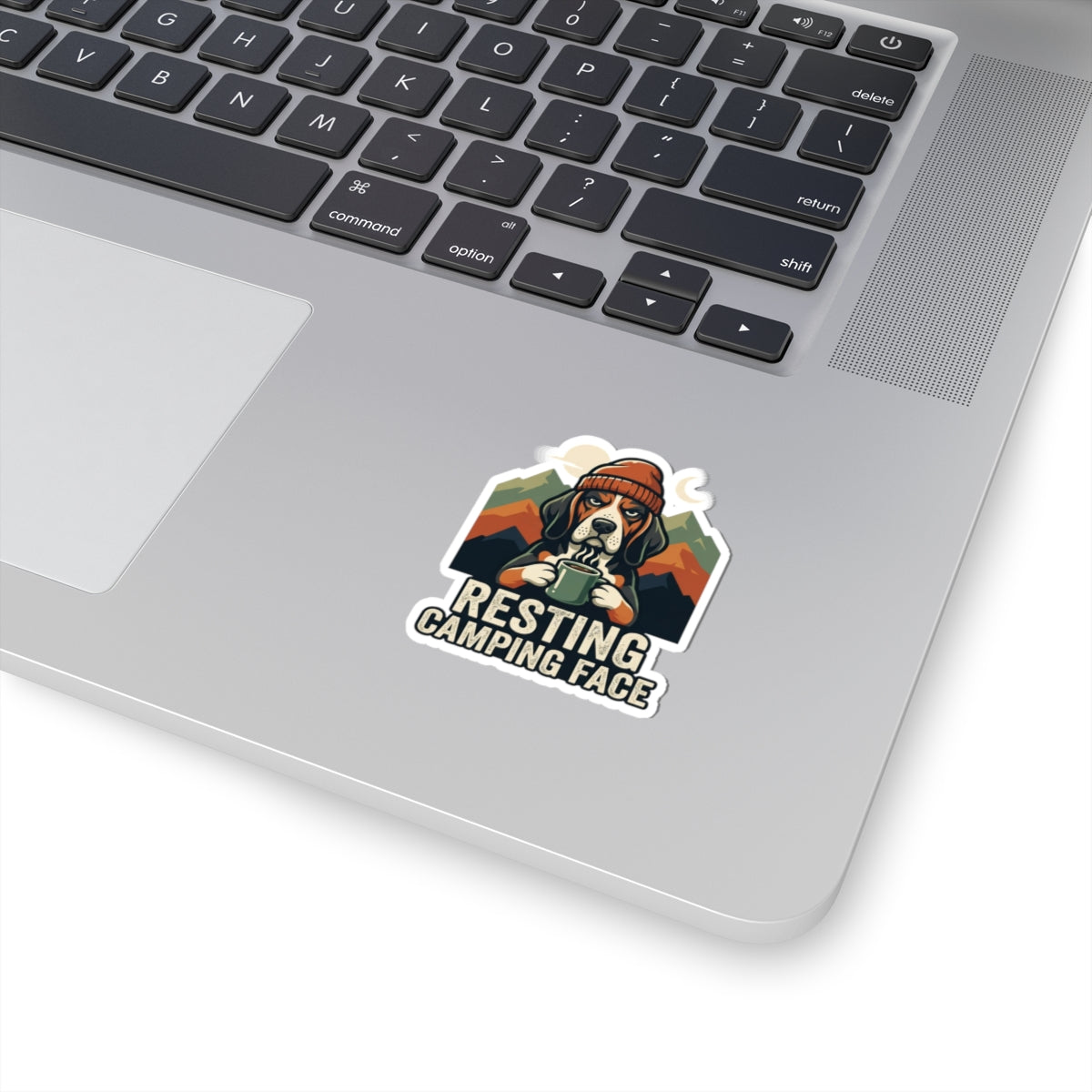 "Resting Camping Face" Sticker — Main