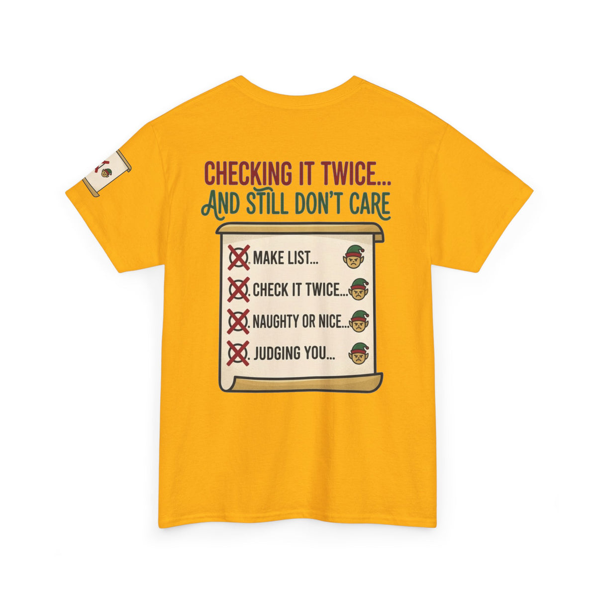 "Checking It Twice" Premium Graphic Tee