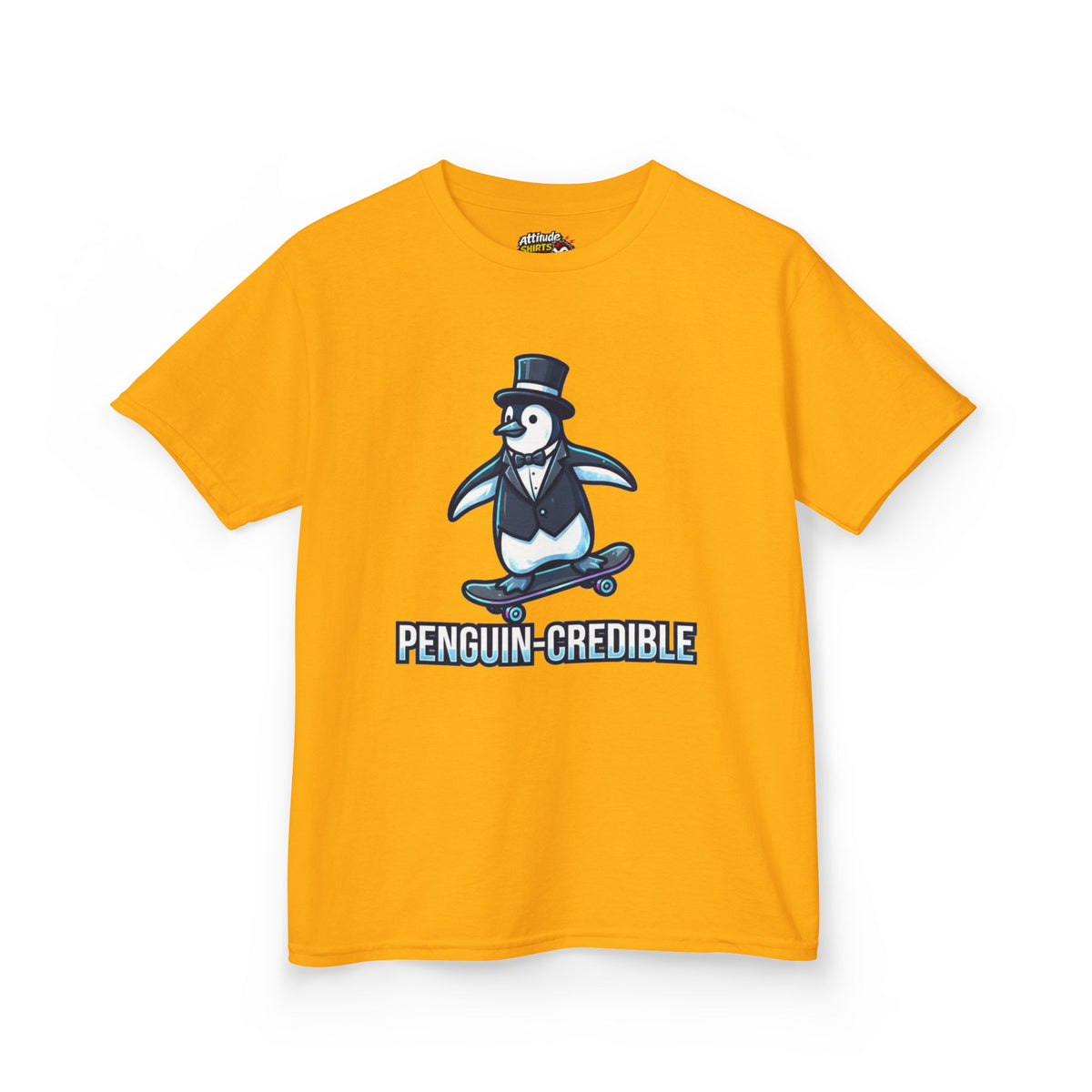"Penguin Credible" Kids Tee
