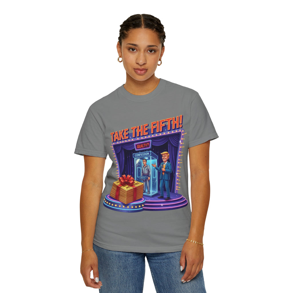 Take The Fifth T-Shirt — Game Show Parody Graphic Tee