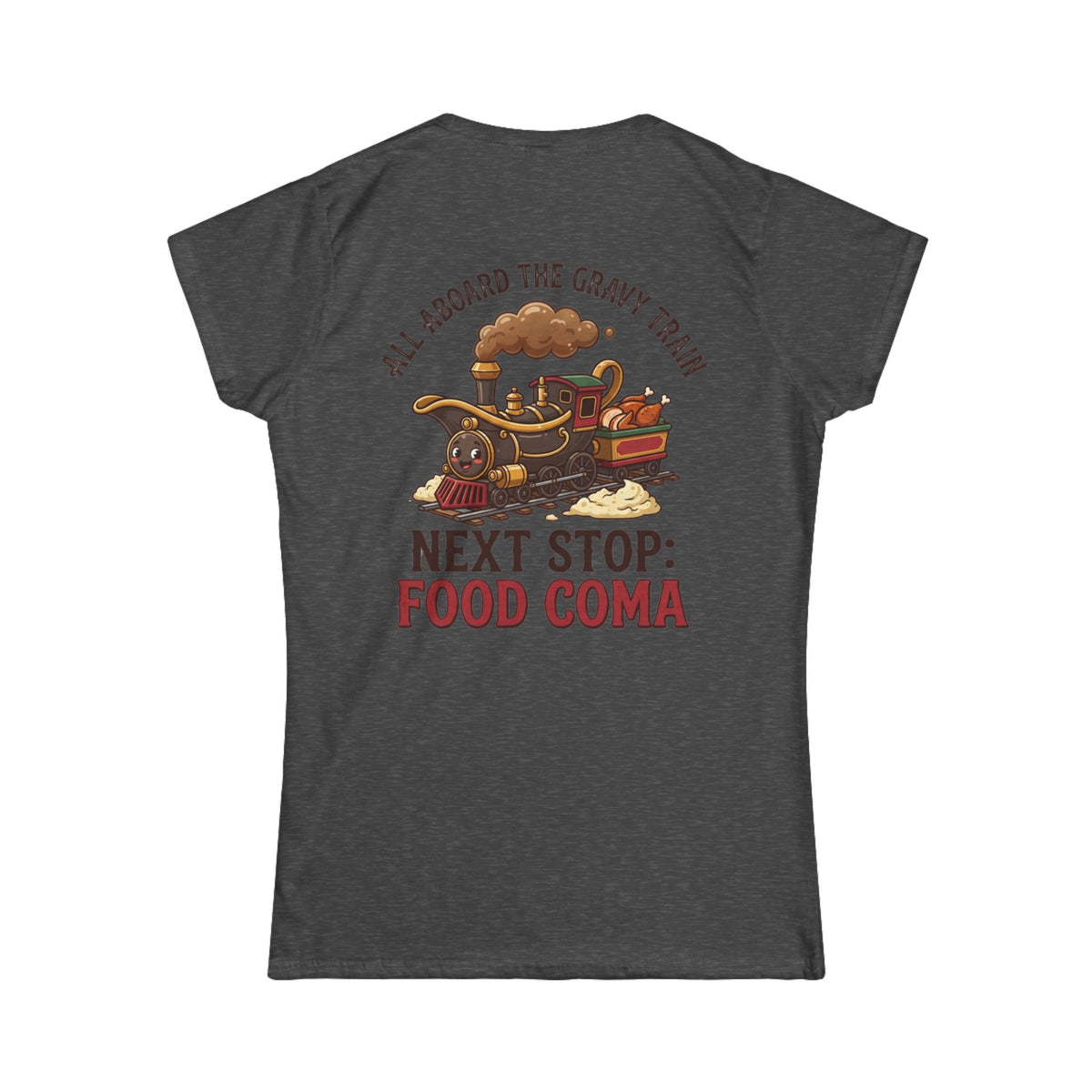 "Next Stop Food Coma" Women's Tee