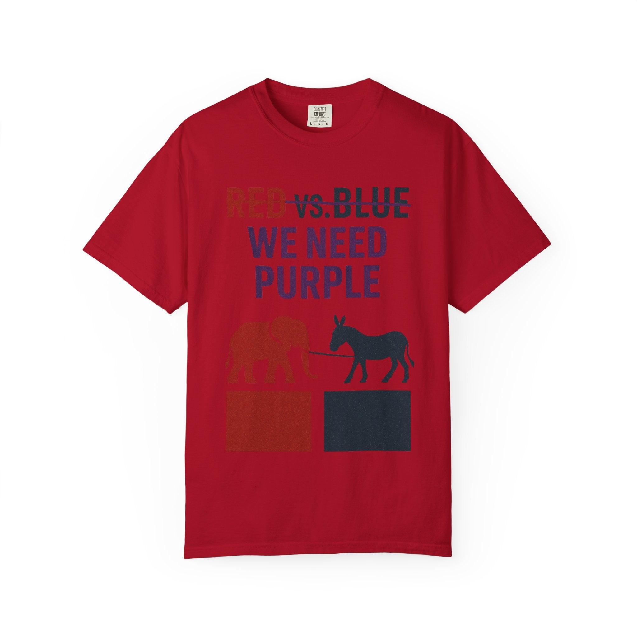 "he Lesser Evil Election" Unisex Garment-Dyed T-shirt
