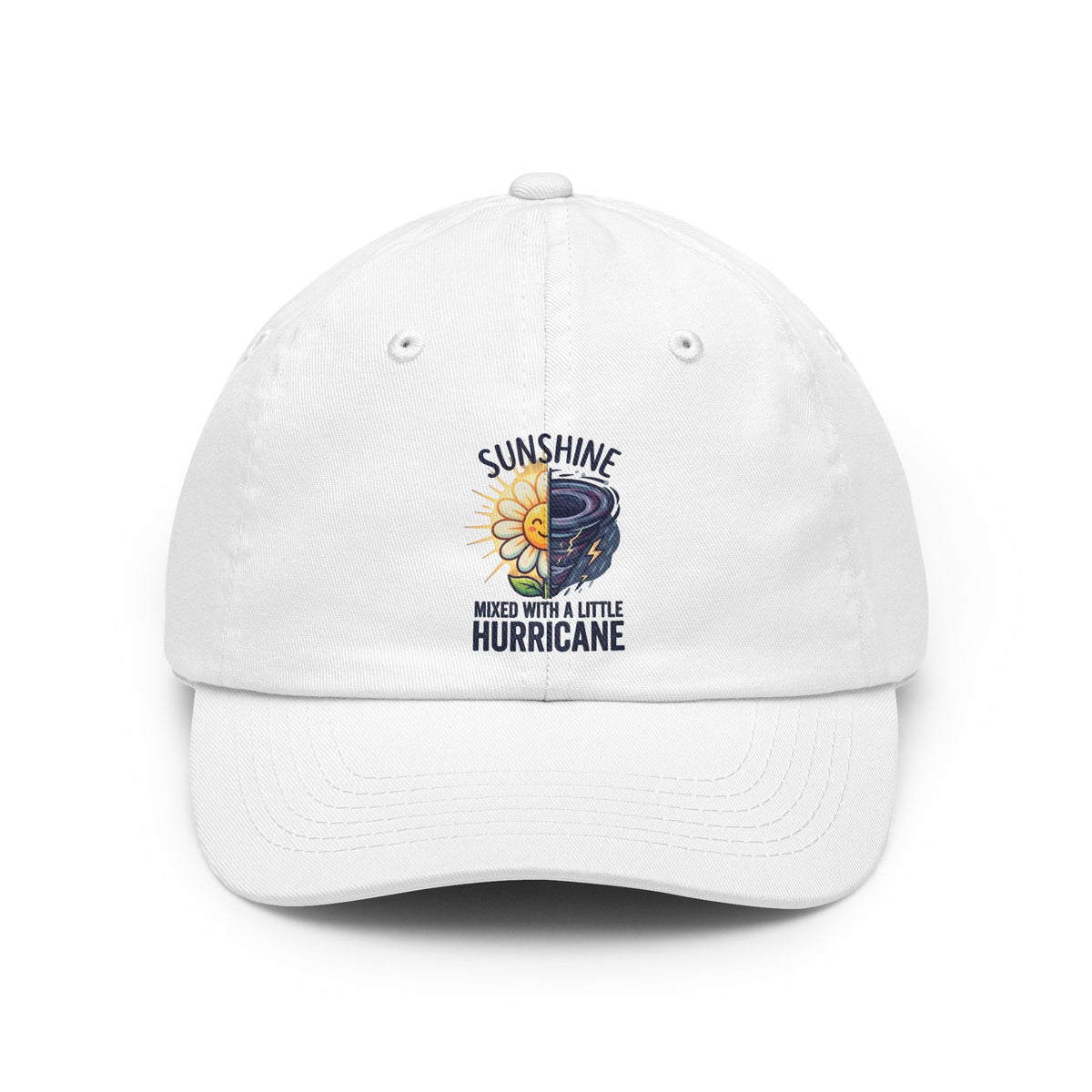 Color: White | Sunshine Mixed With A Little Hurricane Dad Hat