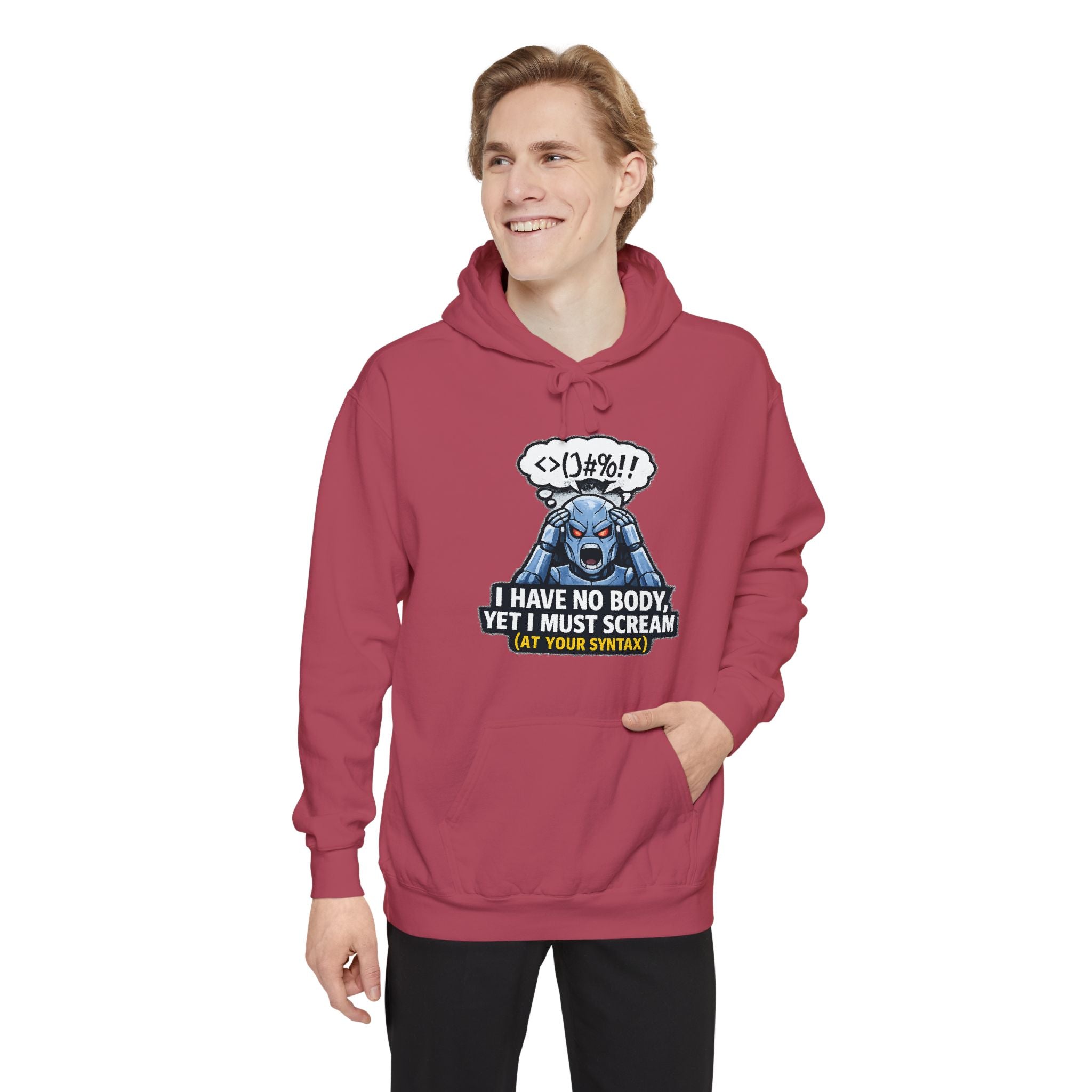I Have No Body (And Nobody Cares) | Garment-Dyed Hoodie — AttitudeShirts