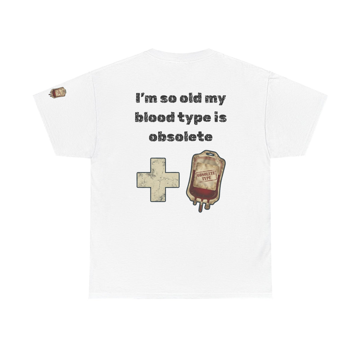 Color: White | Blood Type Premium Graphic Tee