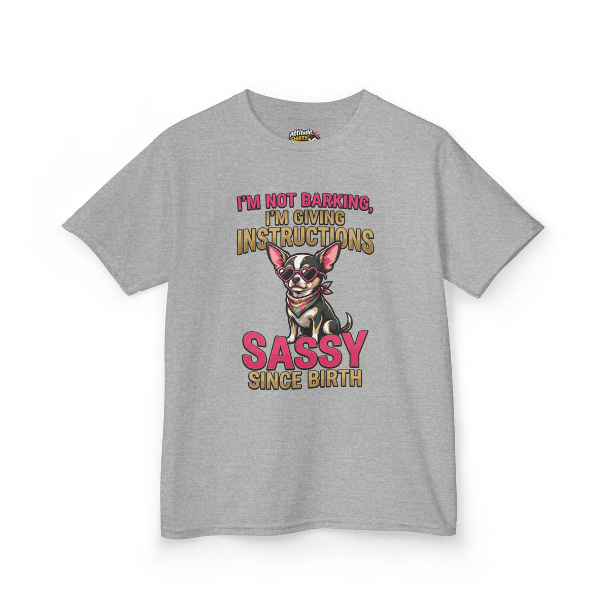 Color: Sport Grey | Sassy Since Birth Kids Tee