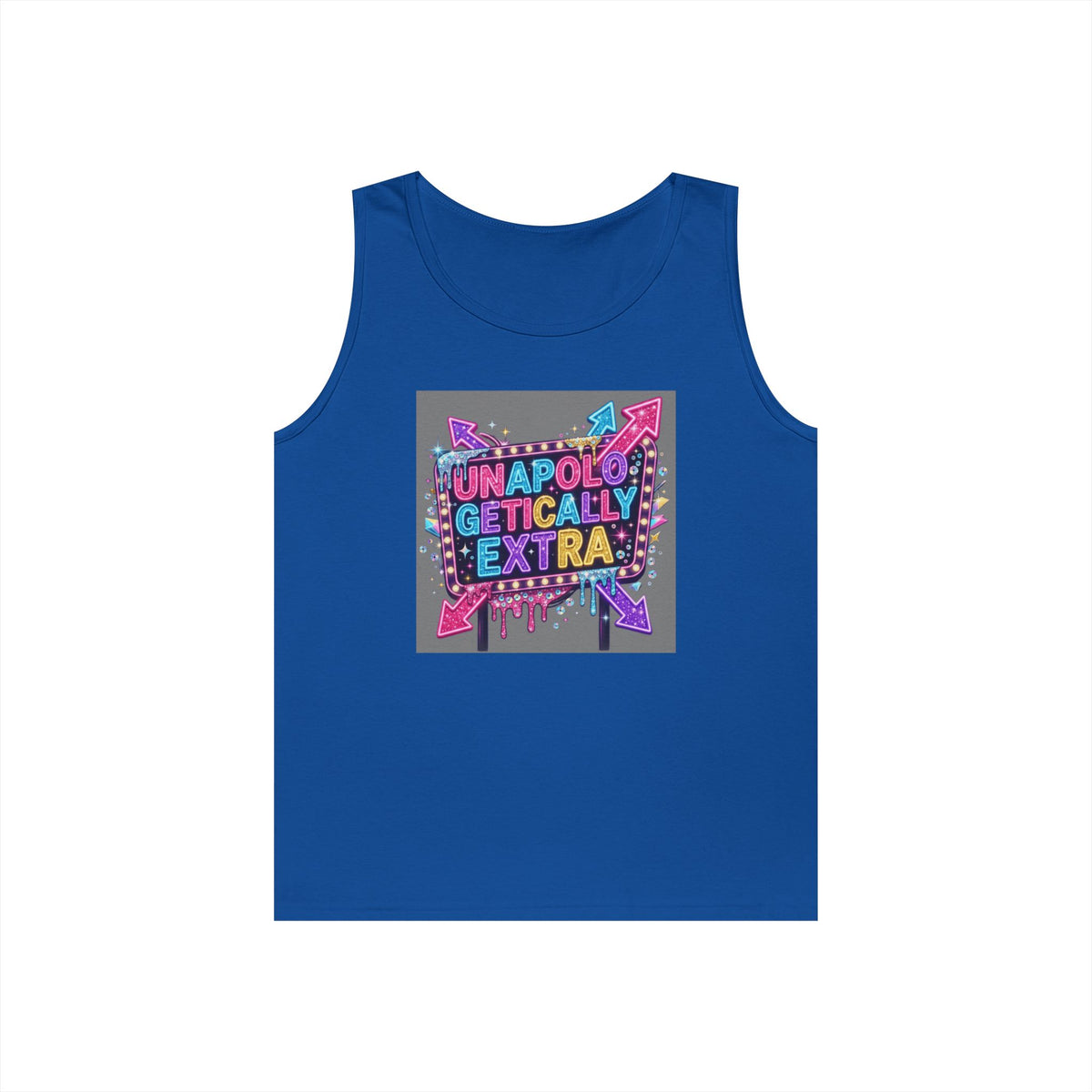 Color: Royal | Unapoligetically Extra Tank Top