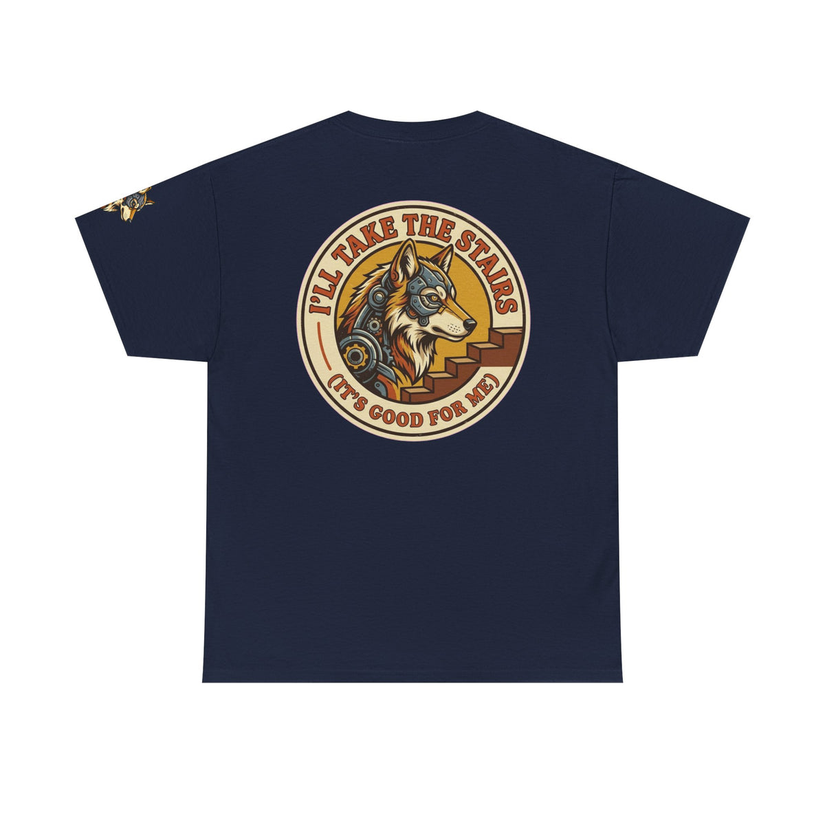 Color: Navy | Tale the Stairs Premium Graphic Tee