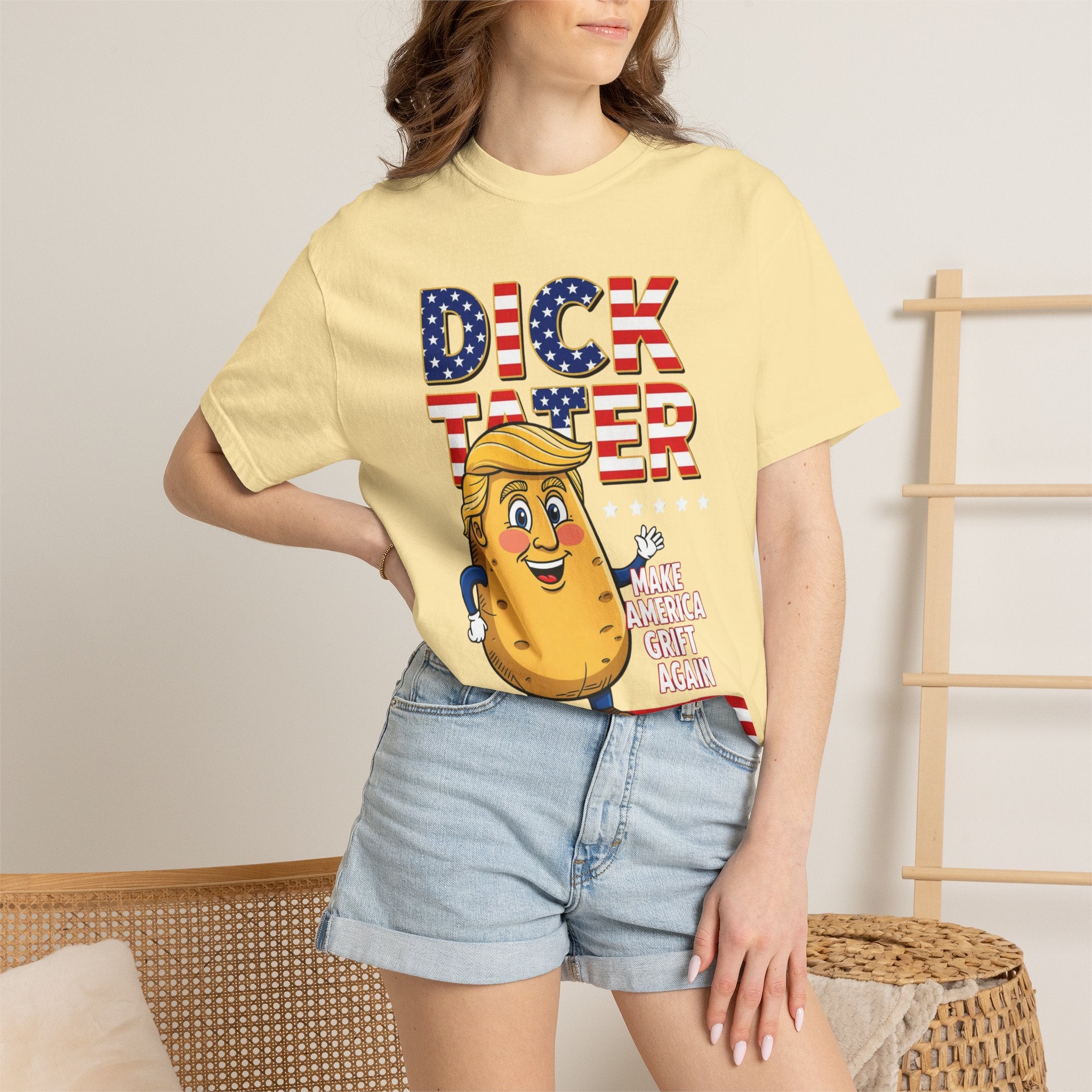 "The Dick Tater (Make America Grift Again)" Unisex Garment-Dyed T-shirt
