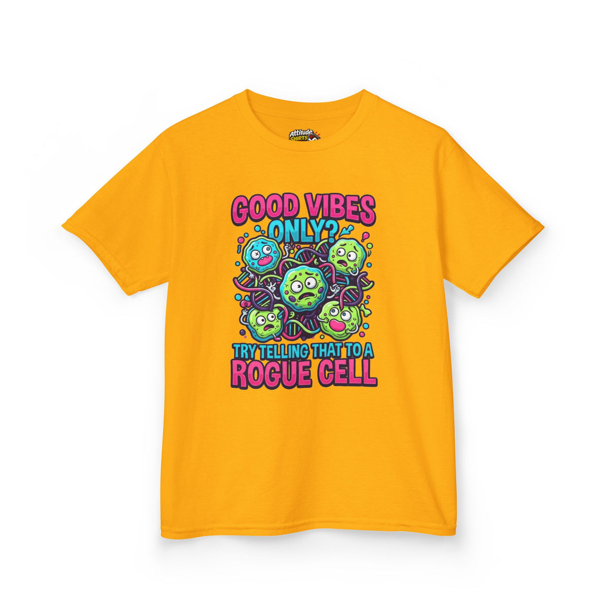 Color: Gold | Good Vibes Only Kids Tee