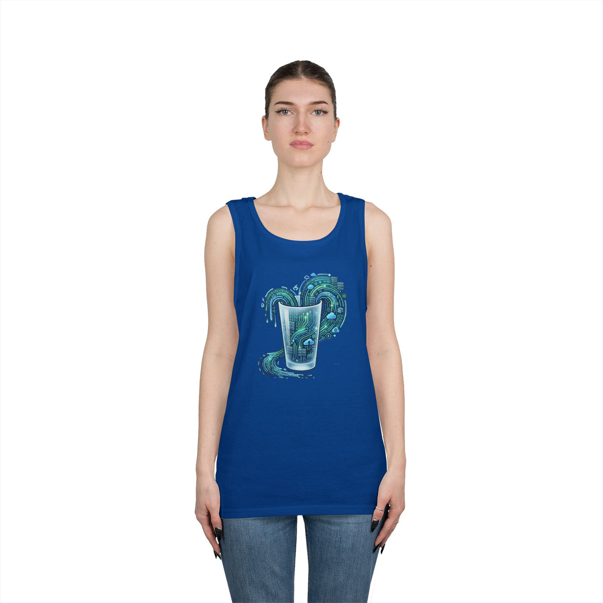 "Glass of Data" Tank Top