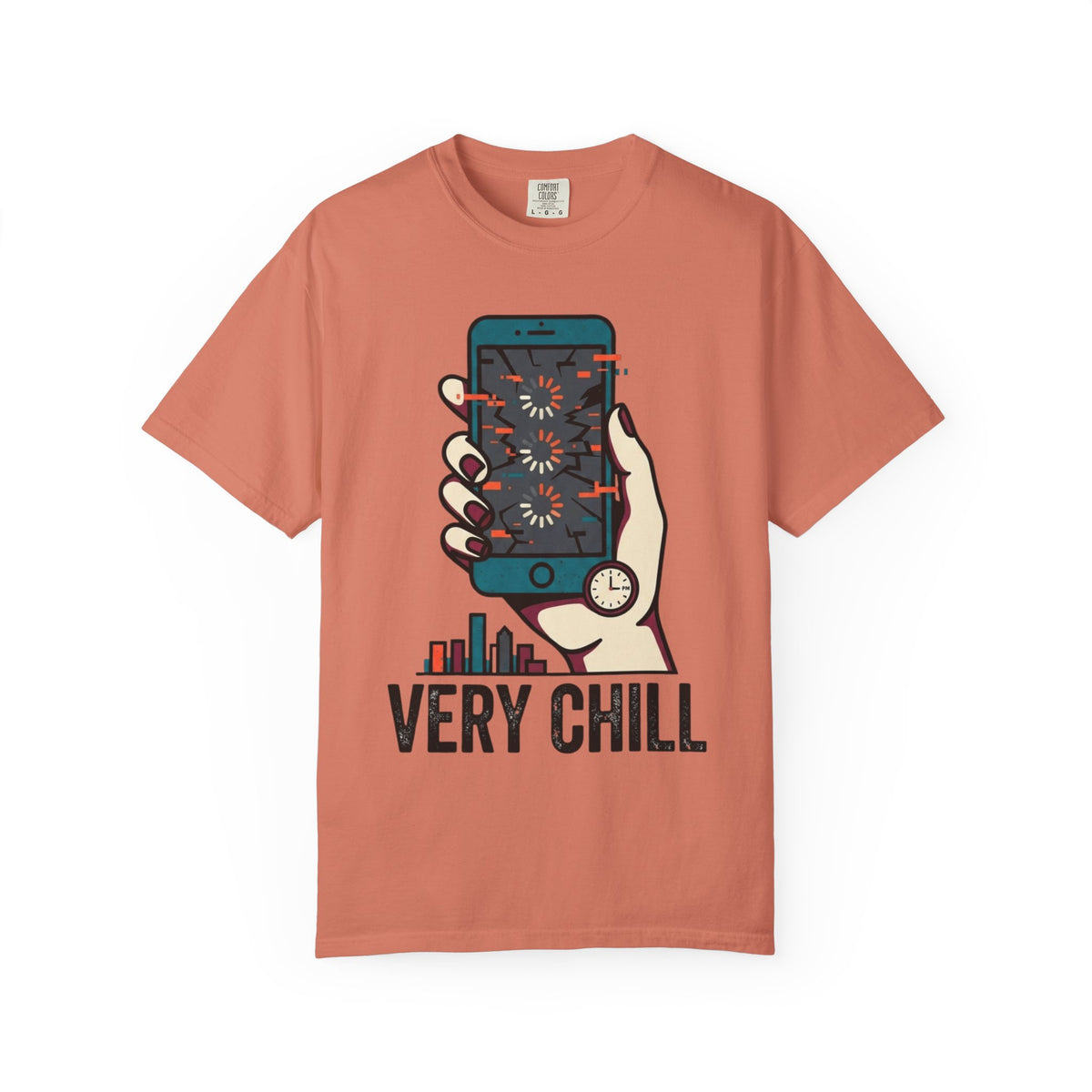 Color: Terracotta | Very Chill Unisex Garment-Dyed Tee